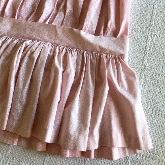 VTG 80s Peaches ’n Cream Pink Lace Ruffle Dress Girls 6 Cottagecore Prairie USA - Picture 3 of 13